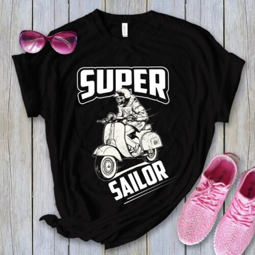 Super Sailor Black T shirt