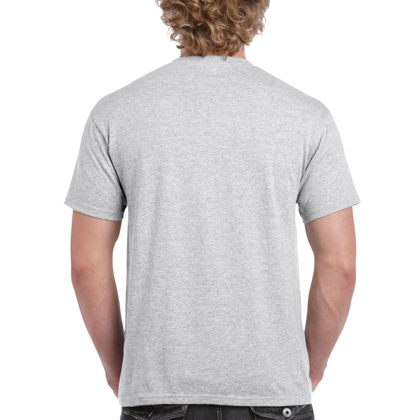 Fealty Men's White Melange T-shirt - Stylish & Eco-Friendly