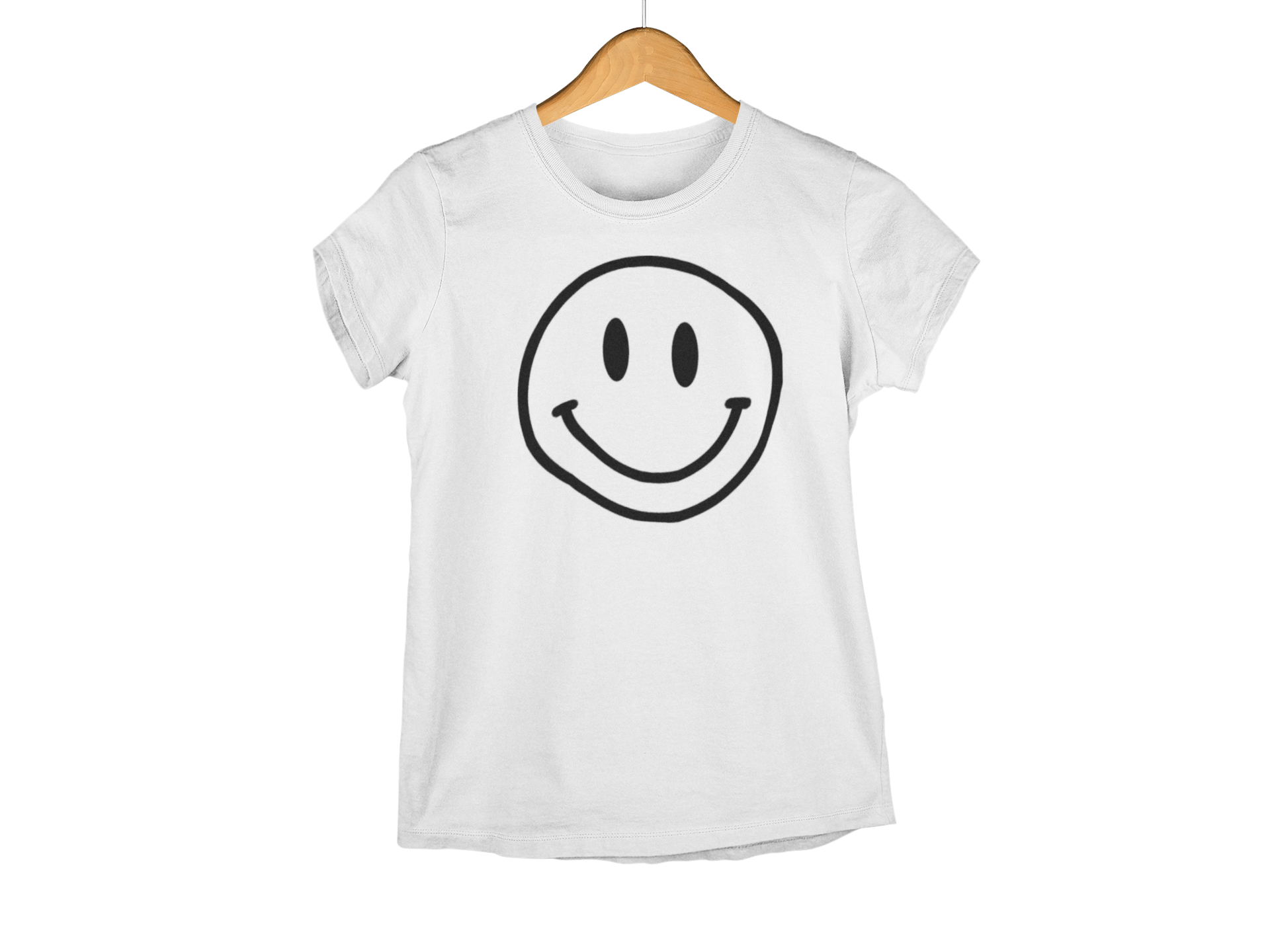 Buy Smiley Face White T Shirt For Men And Women