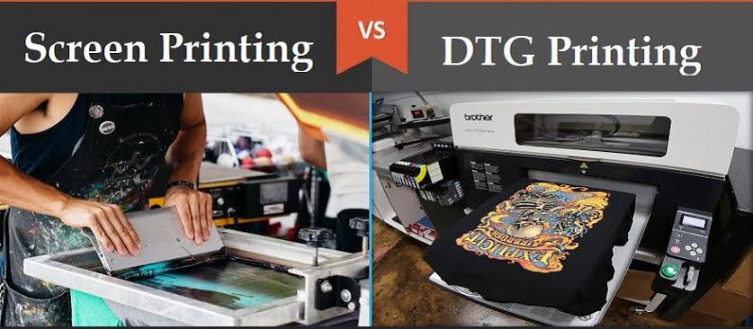 Screen printing vs DTG Printing